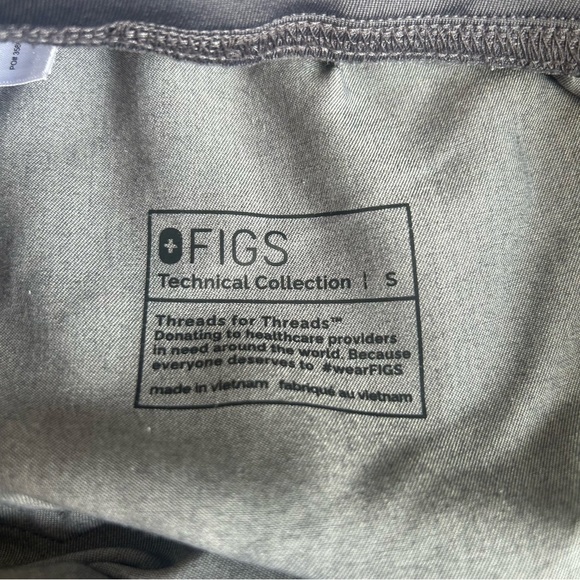 FIGS Technical Collection Livingston Scrub Pants 31" Gray Womens Small S - Picture 4 of 8